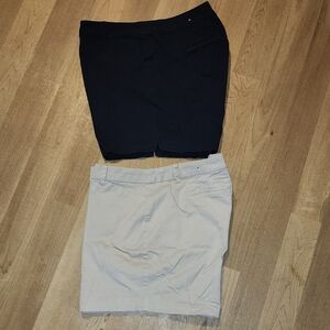 Lane Bryant Black and Tan Women's Shorts